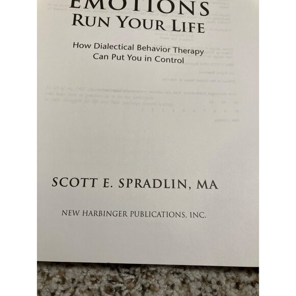 Don't Let Your Emotions Run Your Your Life Self Help Workbook - Picture 3 of 12